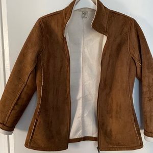 Prana FAUX Suede Lightweight Jacket. Small. Attractive jacket